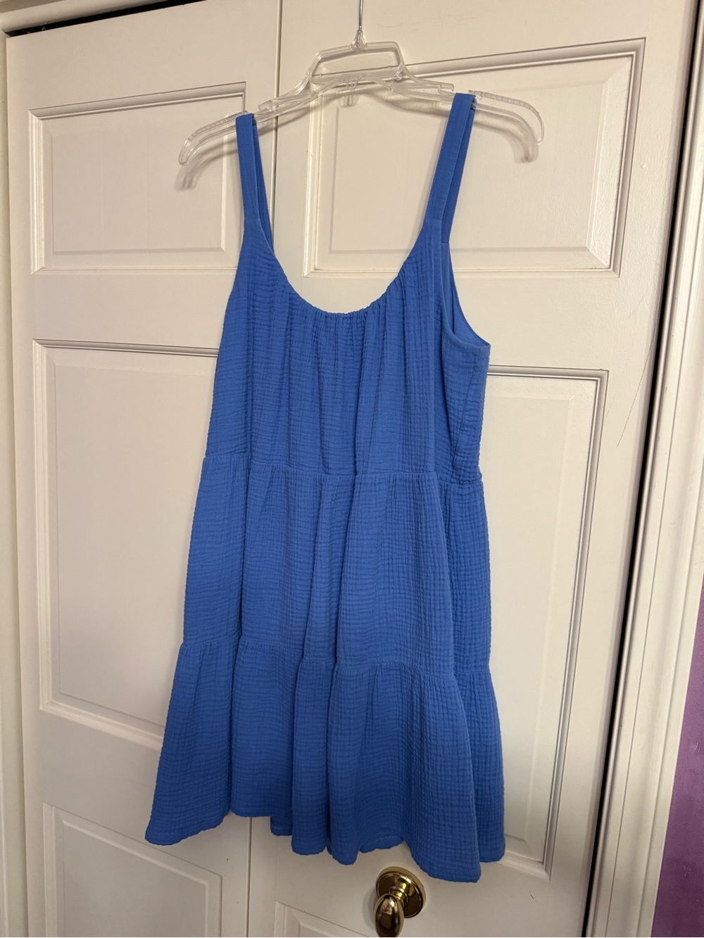 Women’s z supply blue tiered babydoll dress